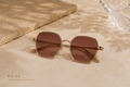 Soleil Gold Sunglasses