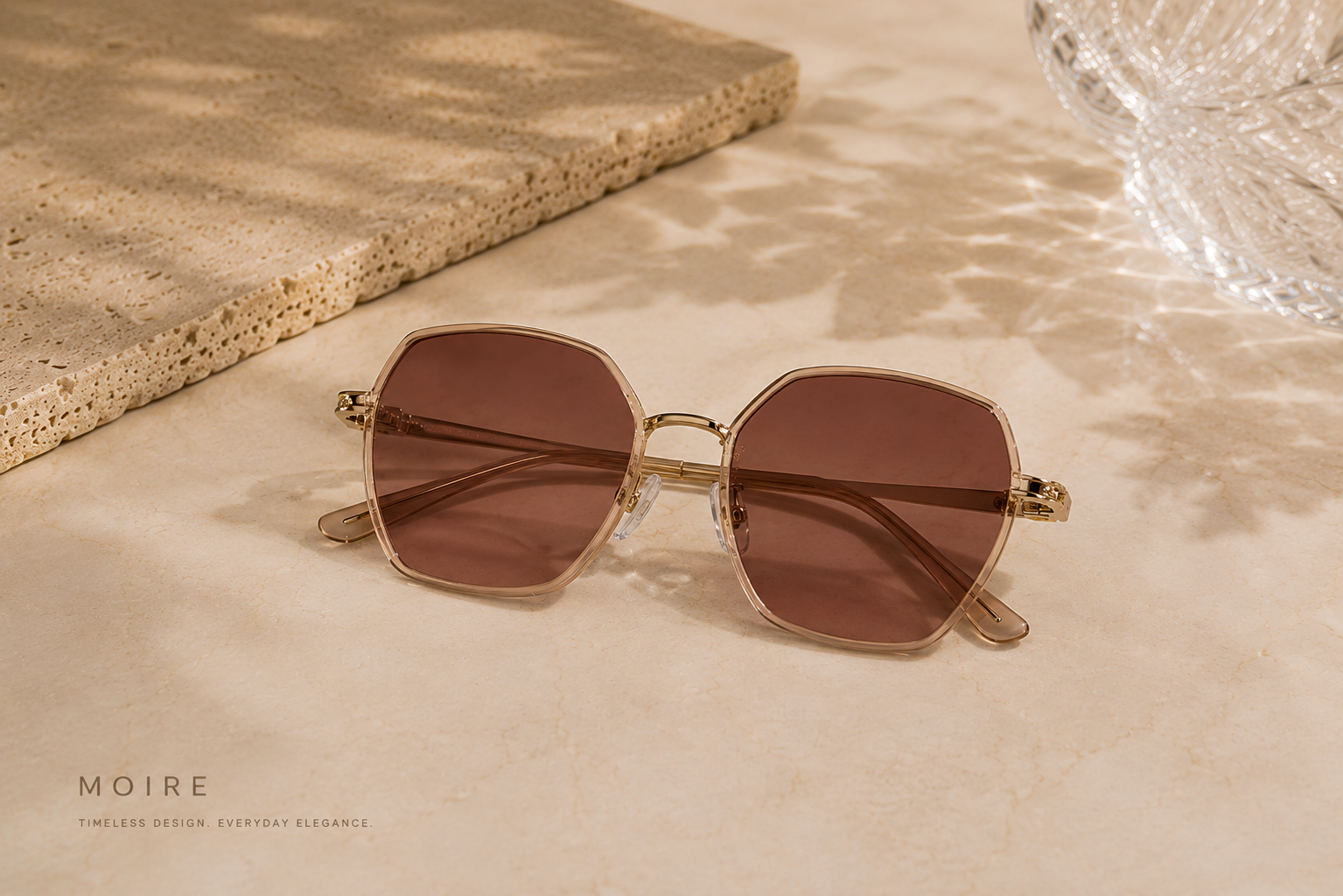 Soleil Gold Sunglasses