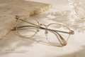 Clear Titanium Optical Frame